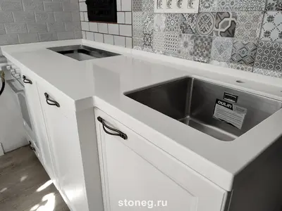 Grandex: кухонная столешница из искусственного камня