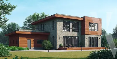 М414 Проект дома в современном стиле