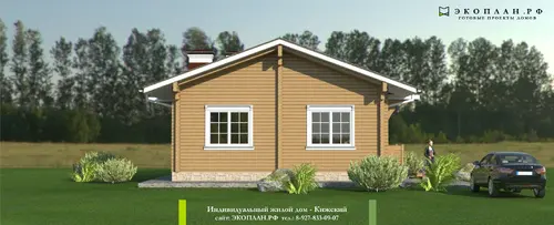 Готовый проект дома - Кижский - Экоплан.рф