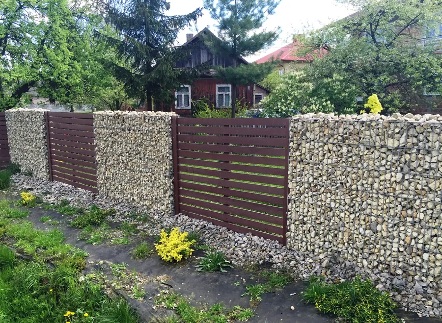 Забор из габионов - Фото 6